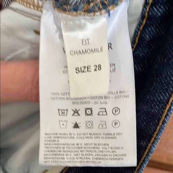 Wandler Chamomile dark indigo barrel Jeans NWOT - Picture 12 of 12